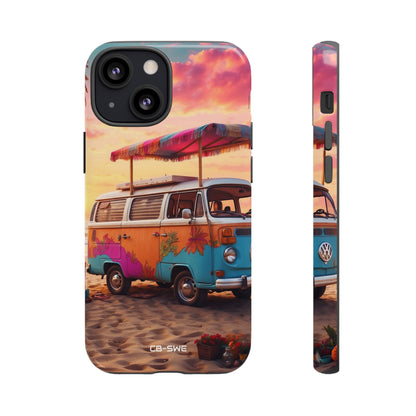 **Van Rests at Shore** - iPhone Case