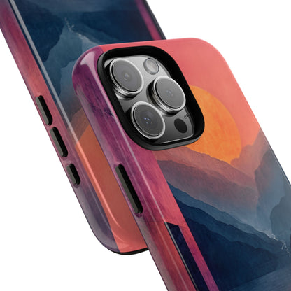 Surreal Sunset Landscape - Tough iPhone 16 Phone Case