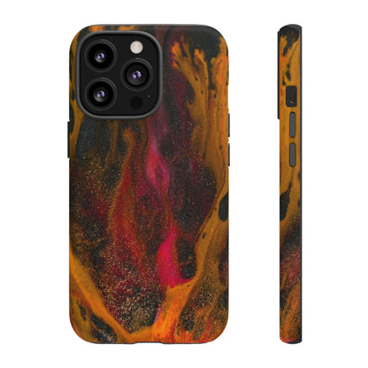 Bon Fire Ink Art iPhone Case (Protective) iPhone 13 Pro Matte Phone Case