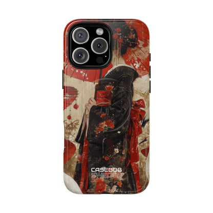 Scarlet Crane Dreams iPhone 16 - Tough+