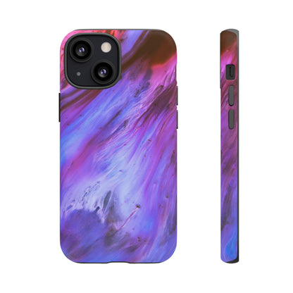 Purple Cosmos Ink Art iPhone Case (Protective) iPhone 13 Mini Matte Phone Case