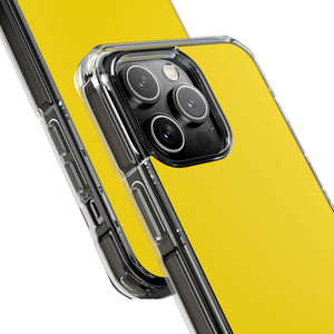 Golden Yellow | Phone Case for iPhone (Clear Impact Case - Magnetic)