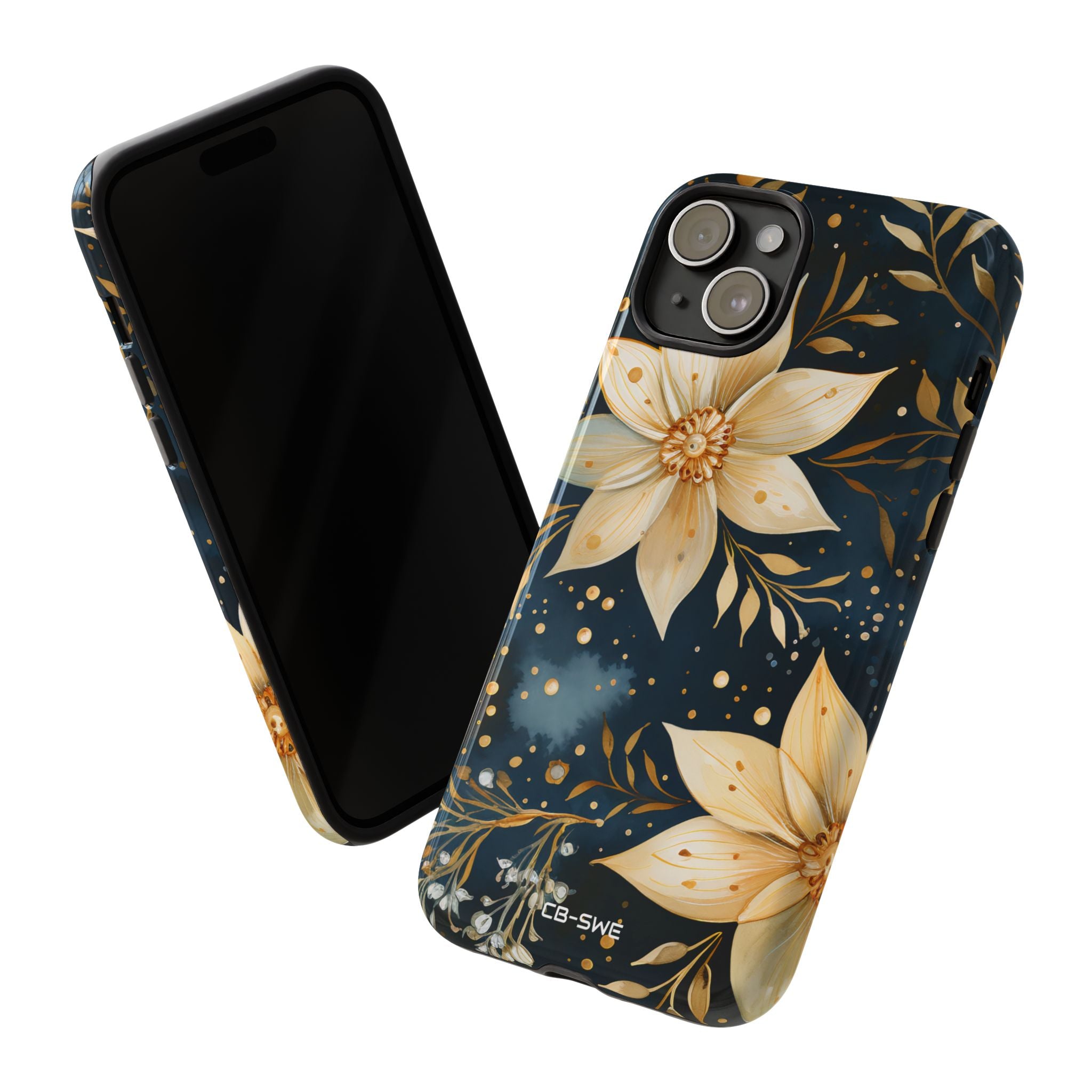 Floral Elegance Flourishes - iPhone Case