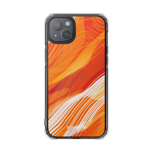 Pantone Tangelo  | Phone Case for iPhone (Clear Impact Case - Magnetic)