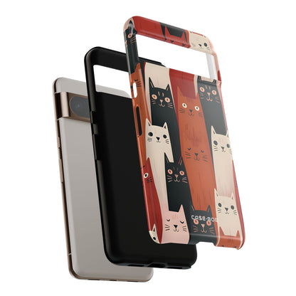Elongated Cats Black Google Pixel 8 Pro Case - Tough