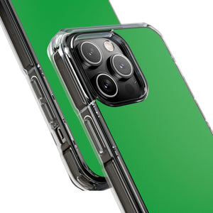 Pantone Green | Handyhülle für iPhone (Clear Impact Case – magnetisch)