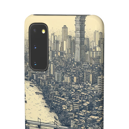 Nostalgic Metropolis | Slim Phone Case for Samsung