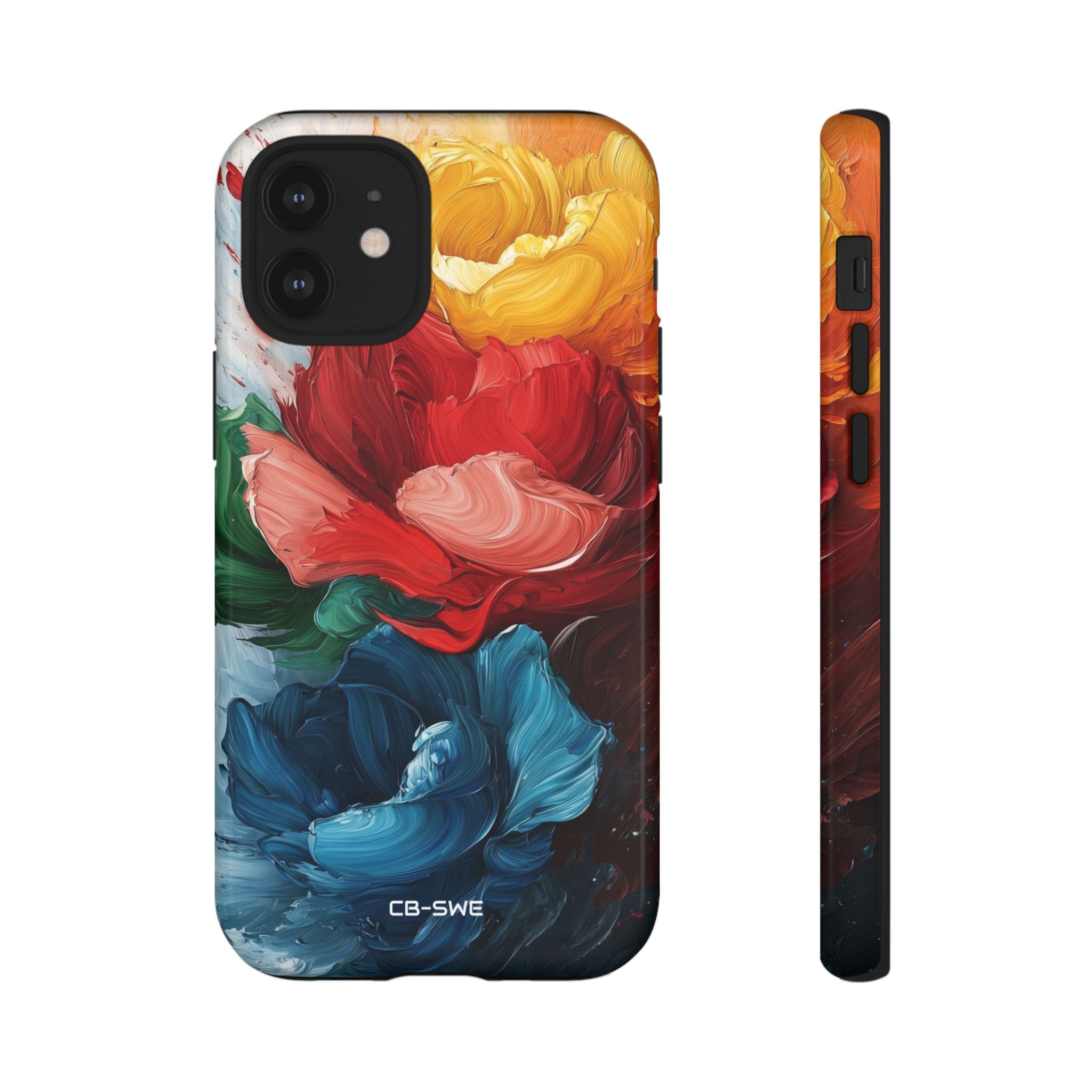 Vibrant Floral Dance - iPhone Case
