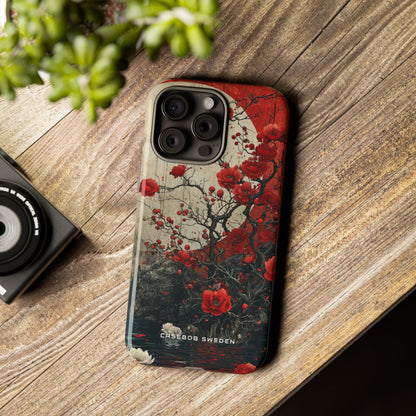 Zen Blossoms in Moonlight iPhone 15 - Tough Phone Case