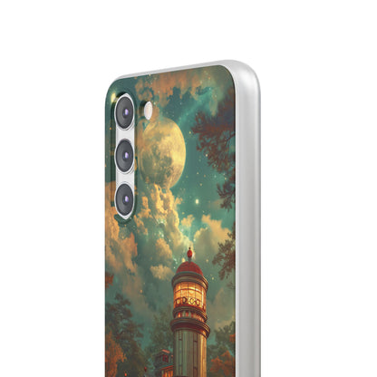 Vintage Moonlit Diner Fantasy Samsung S23 - Flexi Phone Case