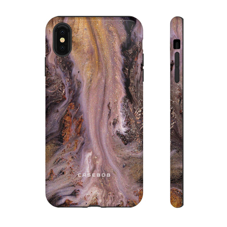 Pink Marble Ink Art - Protective Phone Case