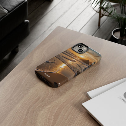 Waves Embrace Shore - iPhone Case