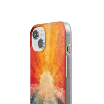 Sunburst Energy - Flexi iPhone 14 Phone Case