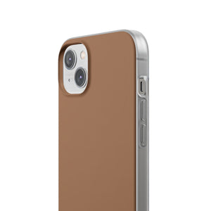 Chamoisee Brown | Handyhülle für iPhone (Flexi Case) 