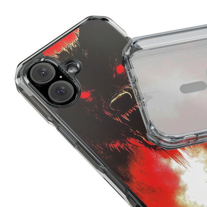Crimson Wolf iPhone 16 Case - Impact