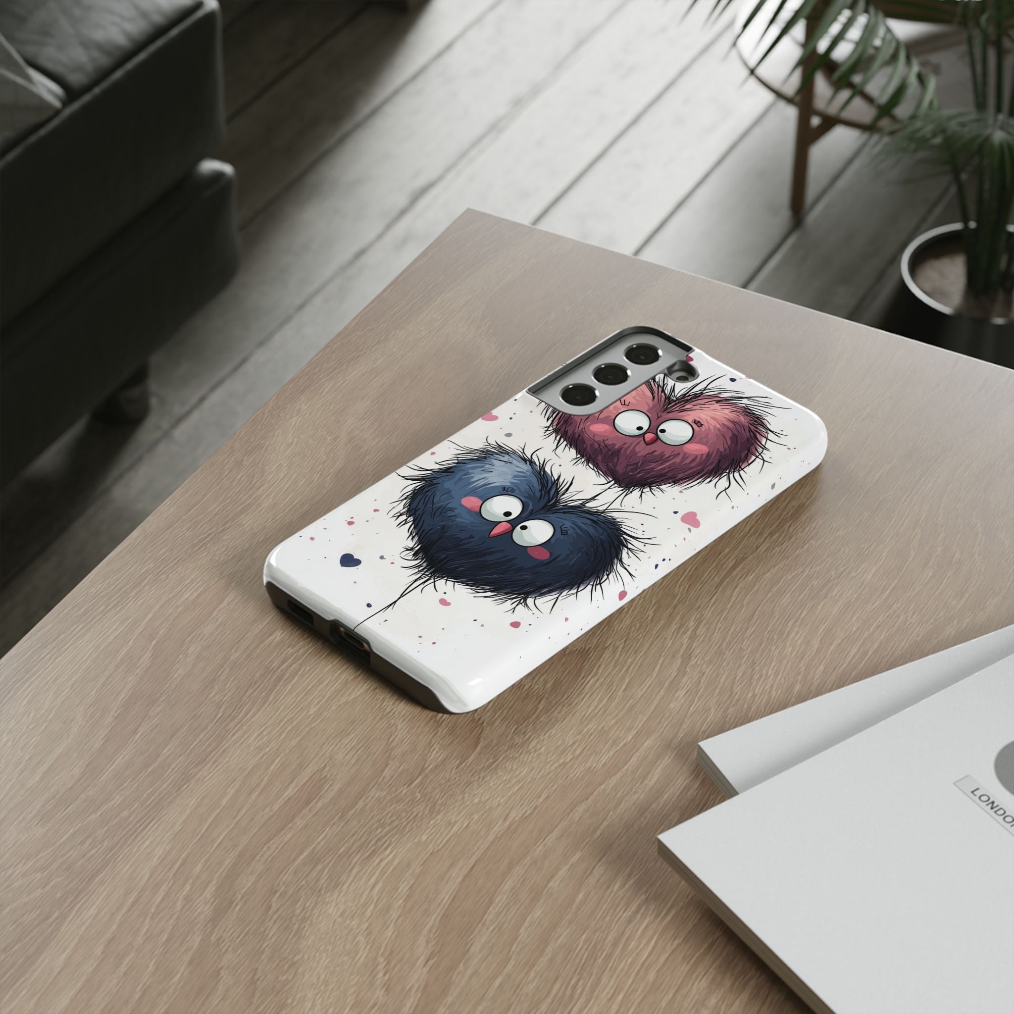 Fluffy Hearts Embrace - Samsung Case