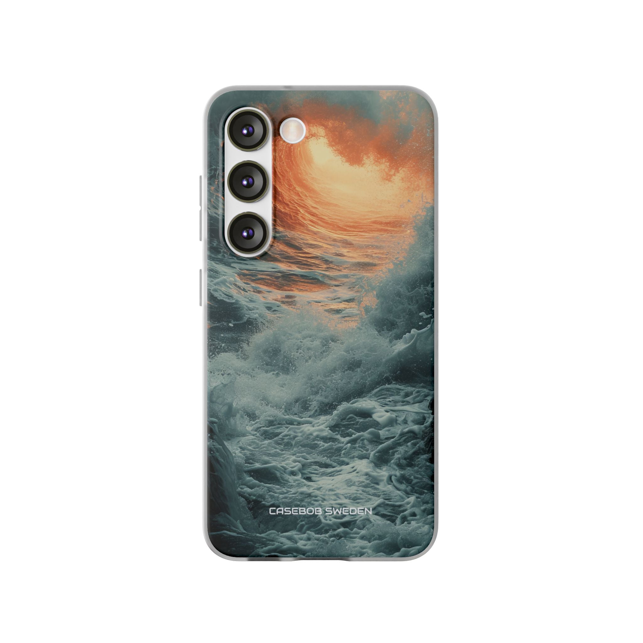 Fiery Wave Power - Flexi Samsung S23 Phone Case