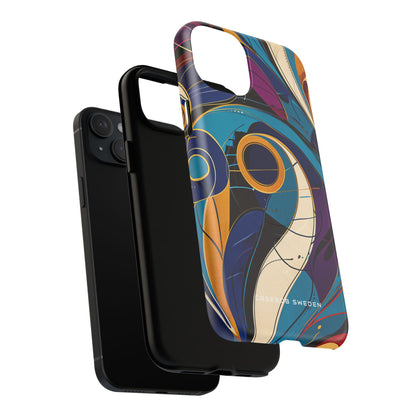 Vintage Vortex Harmony iPhone 15 | Tough+ Phone Case