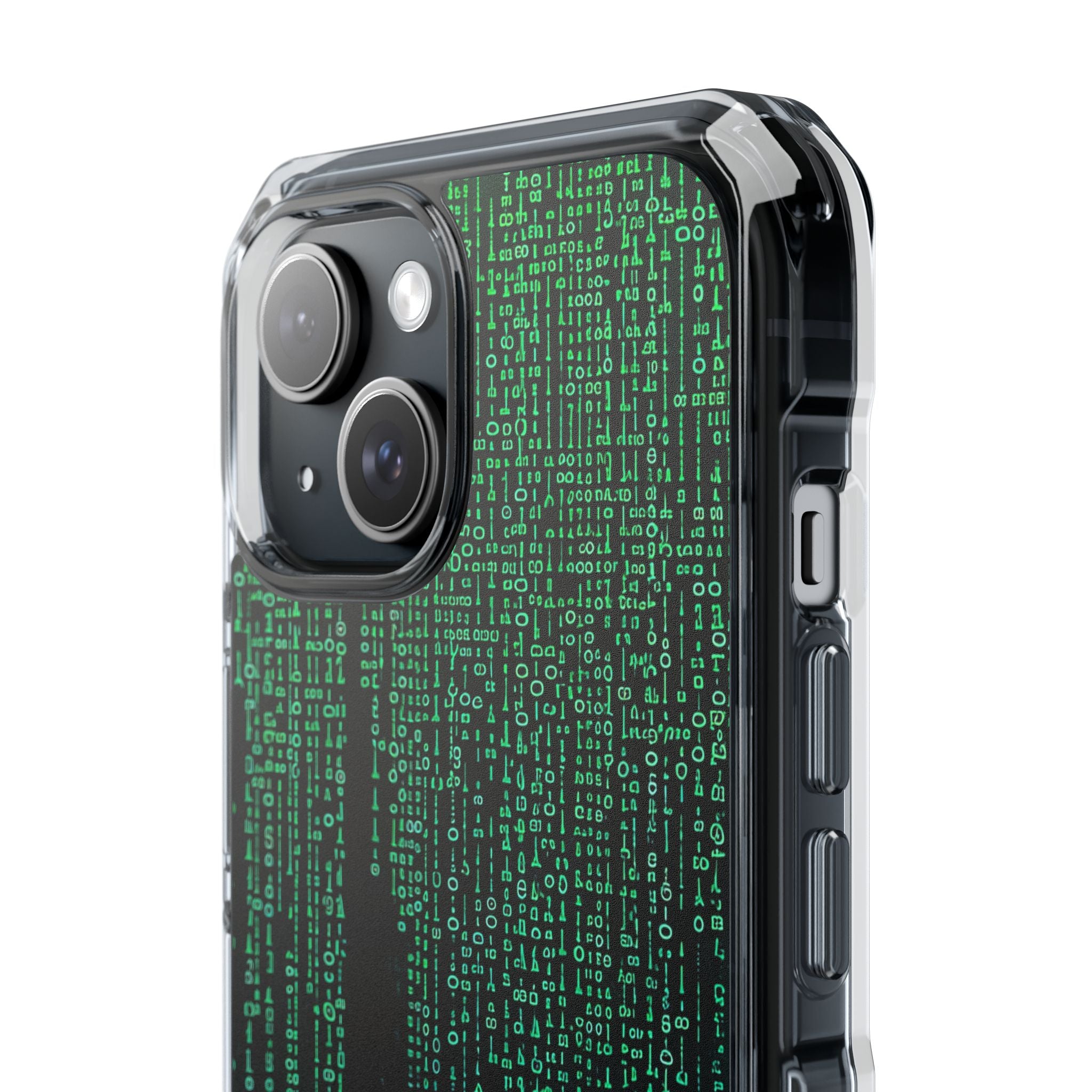 Matrix Gradient Flow iPhone 15 - Clear Impact Phone Case