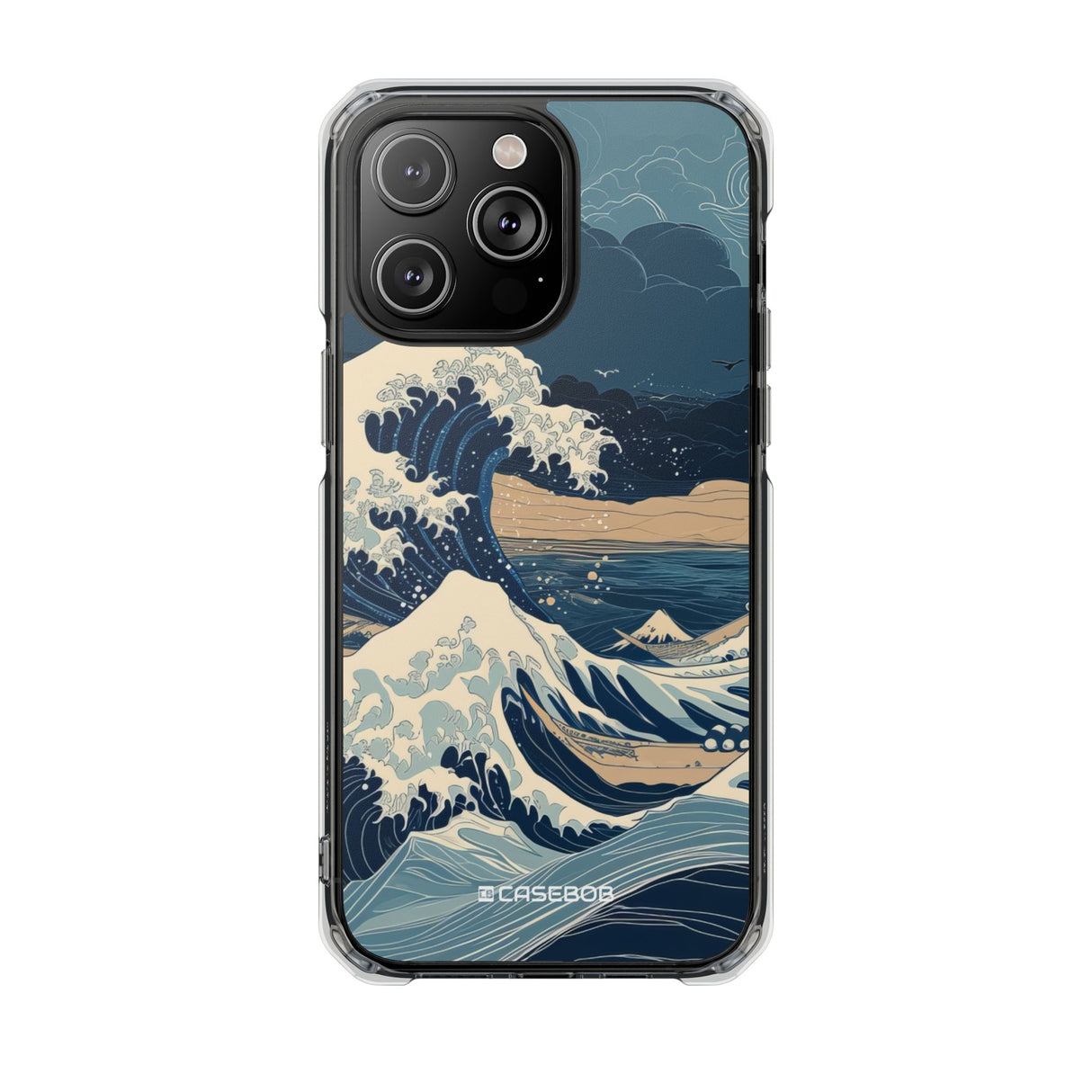 Oceanic Reverence - Phone Case for iPhone (Clear Impact - Magnetic)