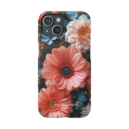 Surreal Floral Harmony iPhone 15 - Slim Phone Case