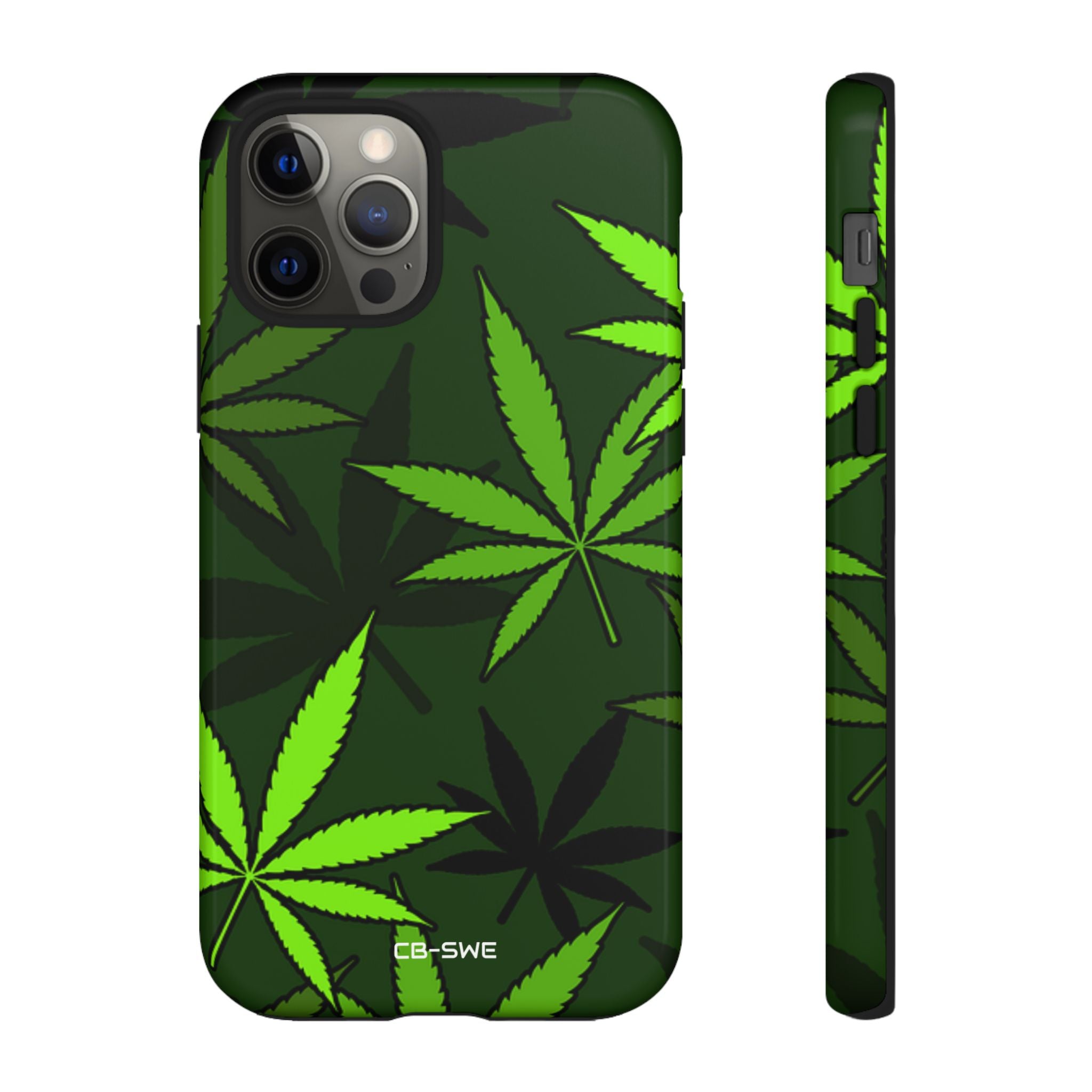 Green Leaf Symmetry - iPhone Case