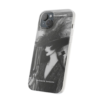 Timeless Elegance in Monochrome iPhone 15 - Flexi Phone Case