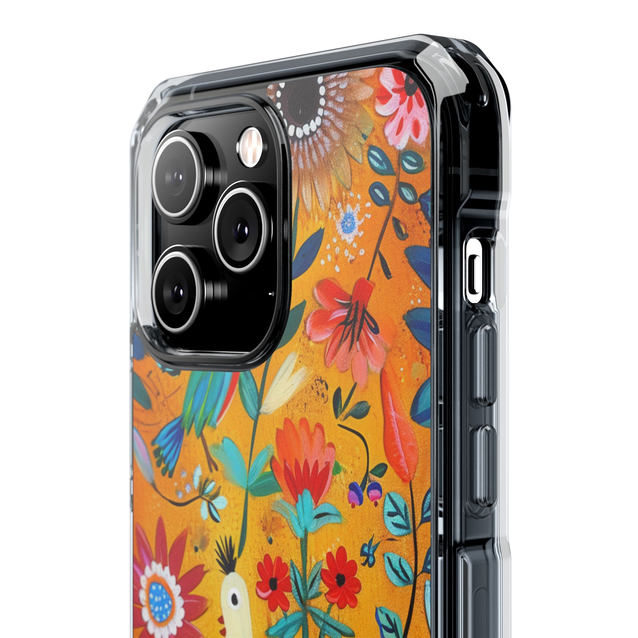Colorful Birds Bloom iPhone 14 Pro Max Case - Impact