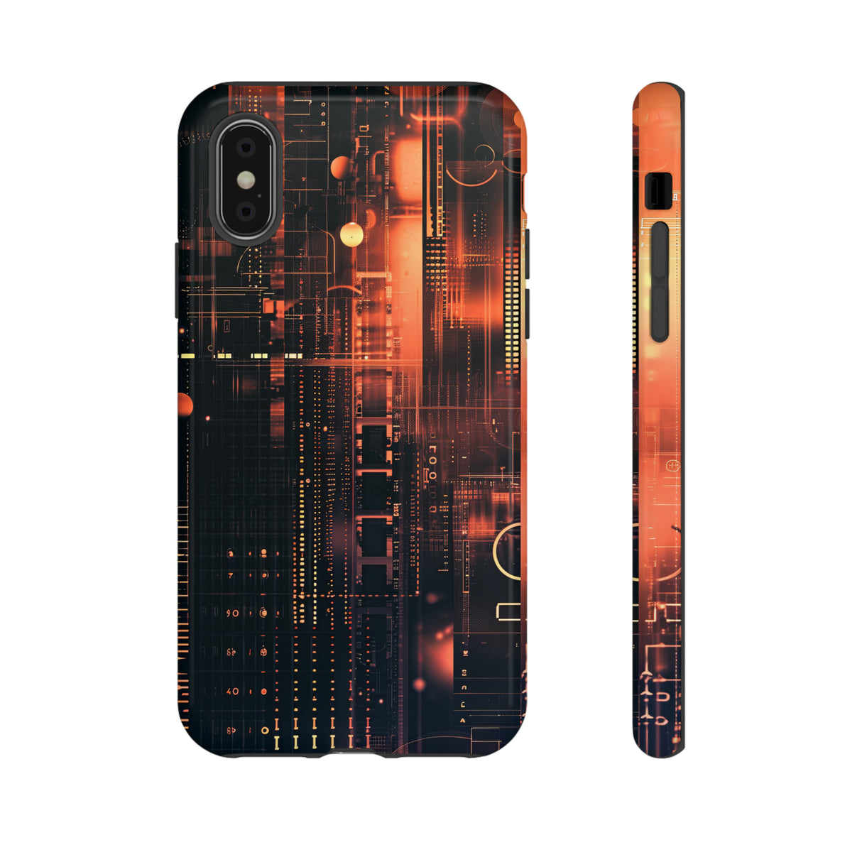 FuturTech Glare: Innovation Gradient - Protective Phone Case