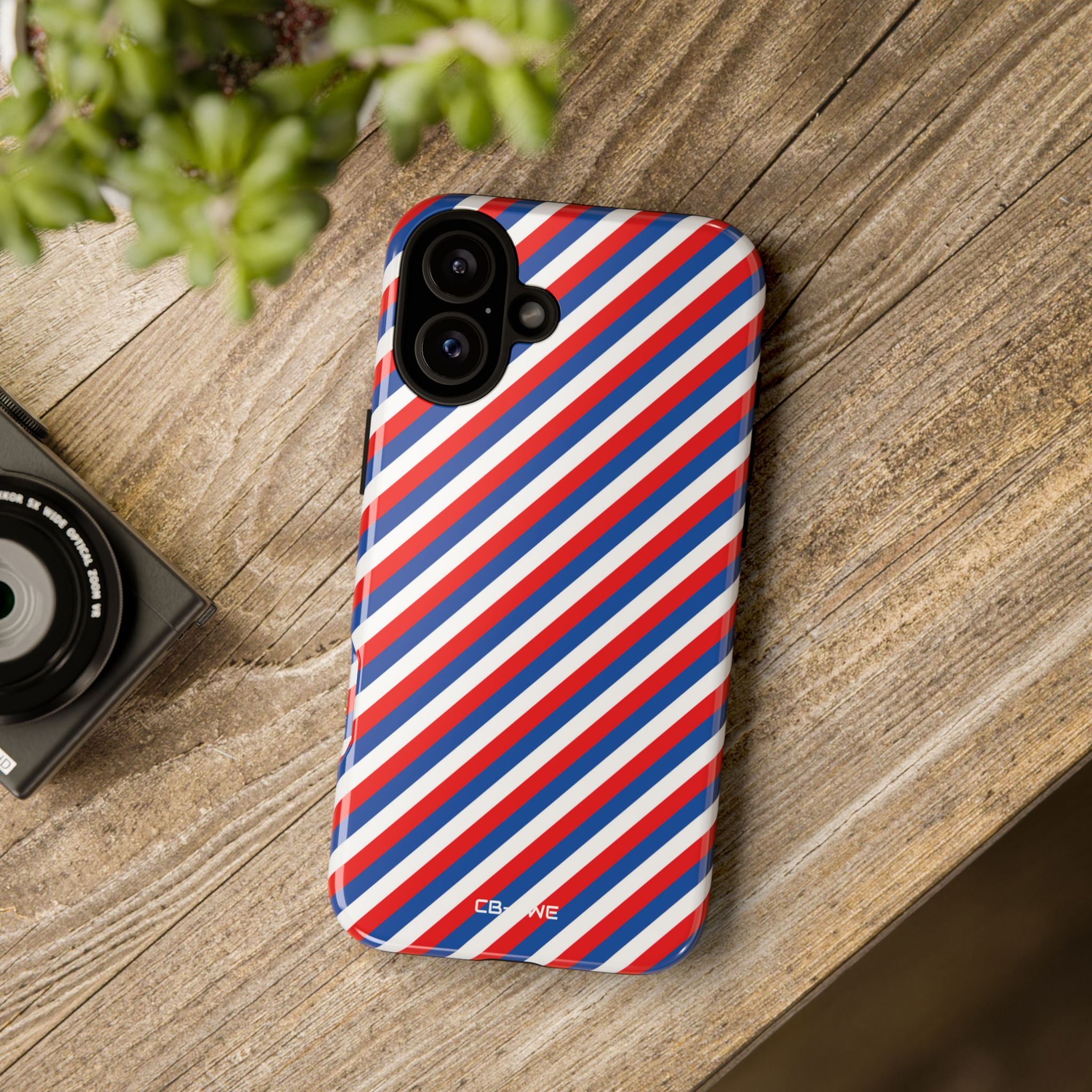 Striped Freedom Wave - iPhone Case