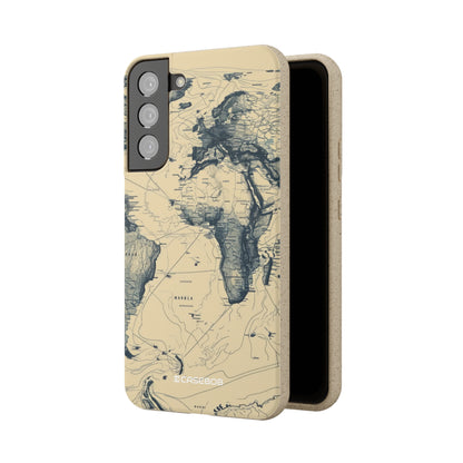 Vintage World Map | Biodegradable Phone Case