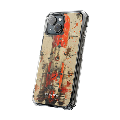 Crimson Rocket iPhone 15 Case - Impact