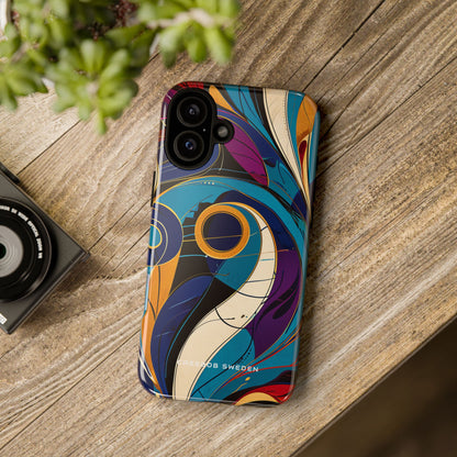 Vintage Vortex Harmony iPhone 16 - Tough Phone Case