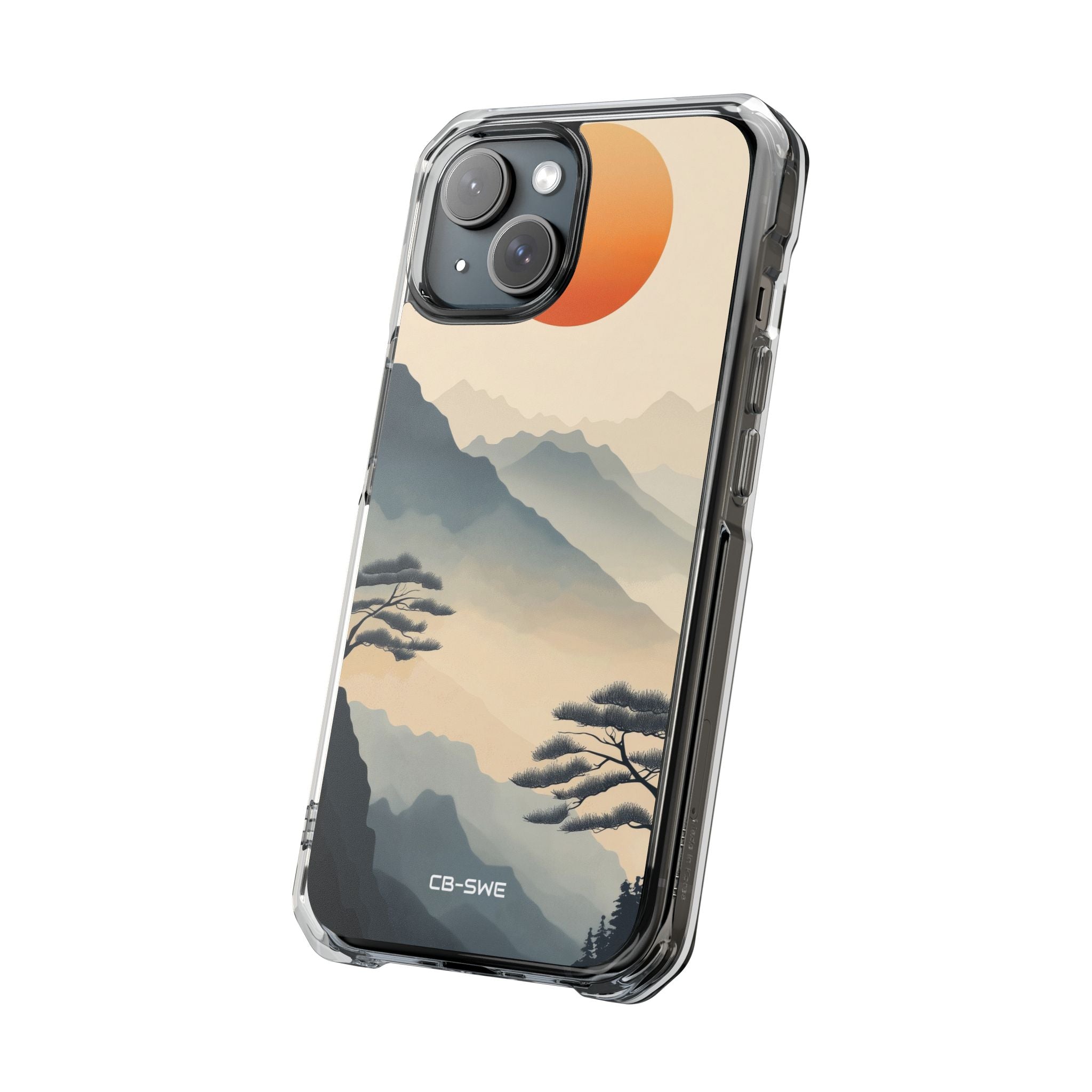 Mountains Embrace Sun iPhone Case - Impact
