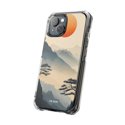 Mountains Embrace Sun iPhone Case - Impact