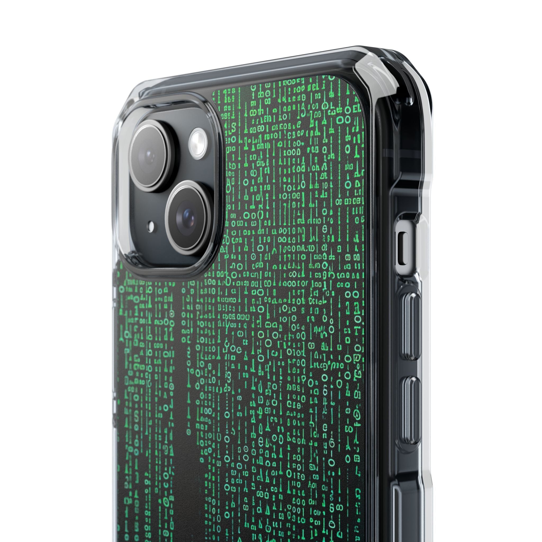 Matrix Gradient Flow iPhone 15 - Clear Impact Phone Case