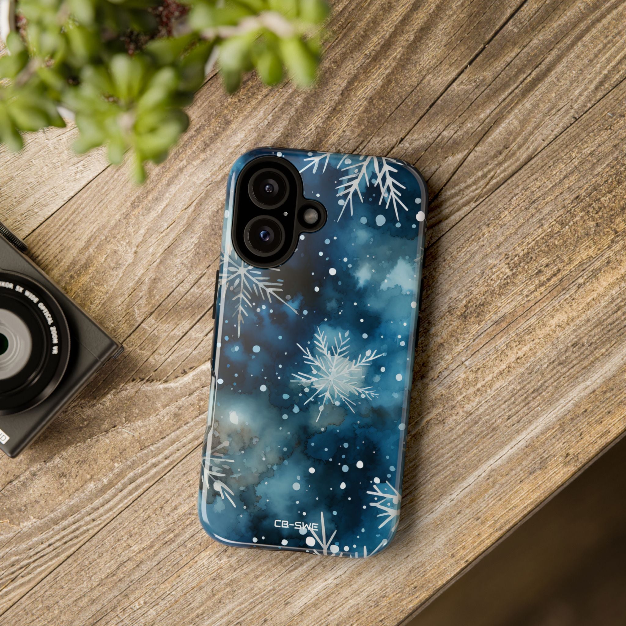 Winter Snowflakes Dance - iPhone Case