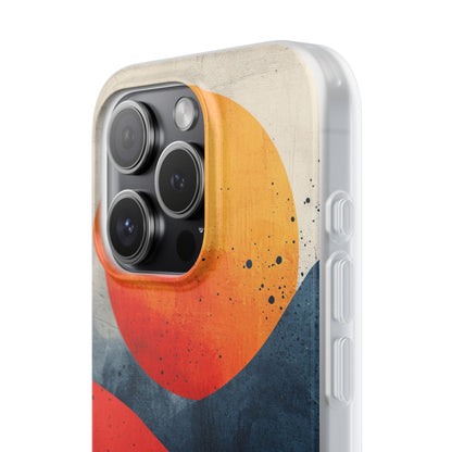 Sunburst Waves - Flexi iPhone 15 Phone Case