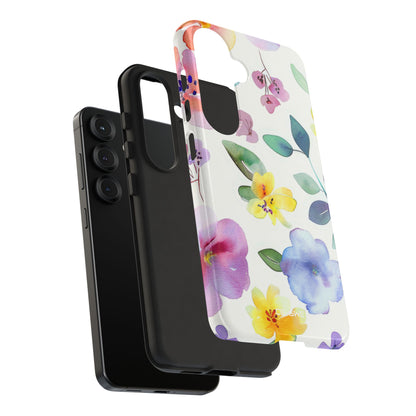 Whimsical Watercolor Florals - Samsung Case