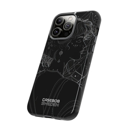 Celestial Bloom Silhouette iPhone 14 - Tough