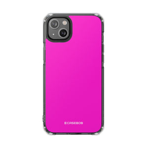 Hot Magenta | Phone Case for iPhone (Clear Impact Case - Magnetic)