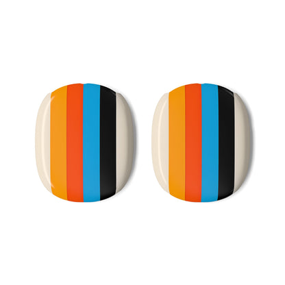 Sateenkaariraitoja beige - AirPod Max -suojakotelo