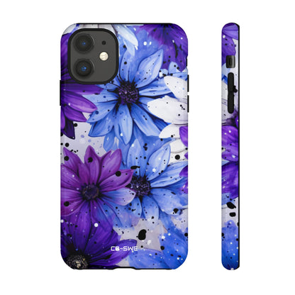 Vivid Splattered Blooms - iPhone Case