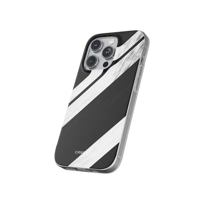 Distressed Stripe Motion iPhone 14 Pro Case - Soft