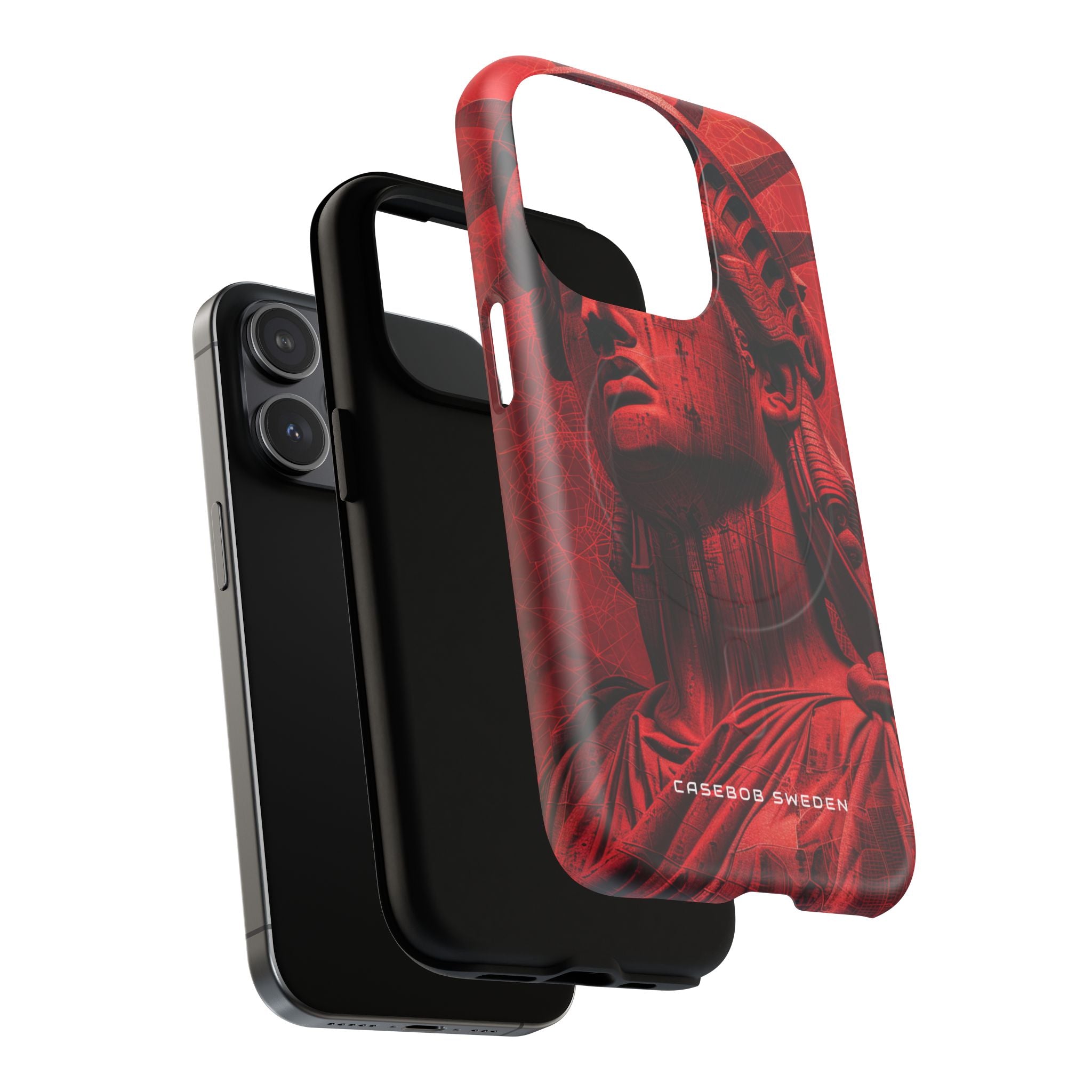 Zen Red Liberty Vision iPhone 15 | Tough+ Phone Case