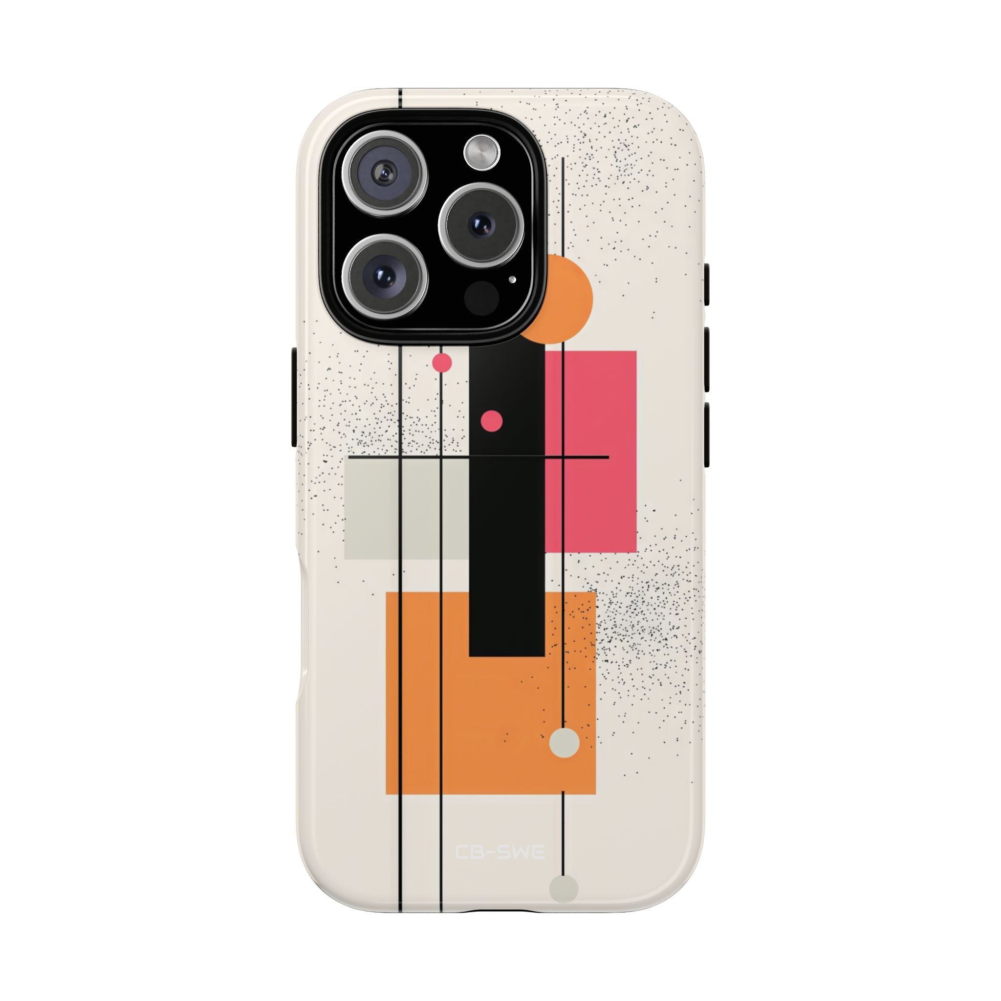 Shapes Dance Playfully - iPhone Case