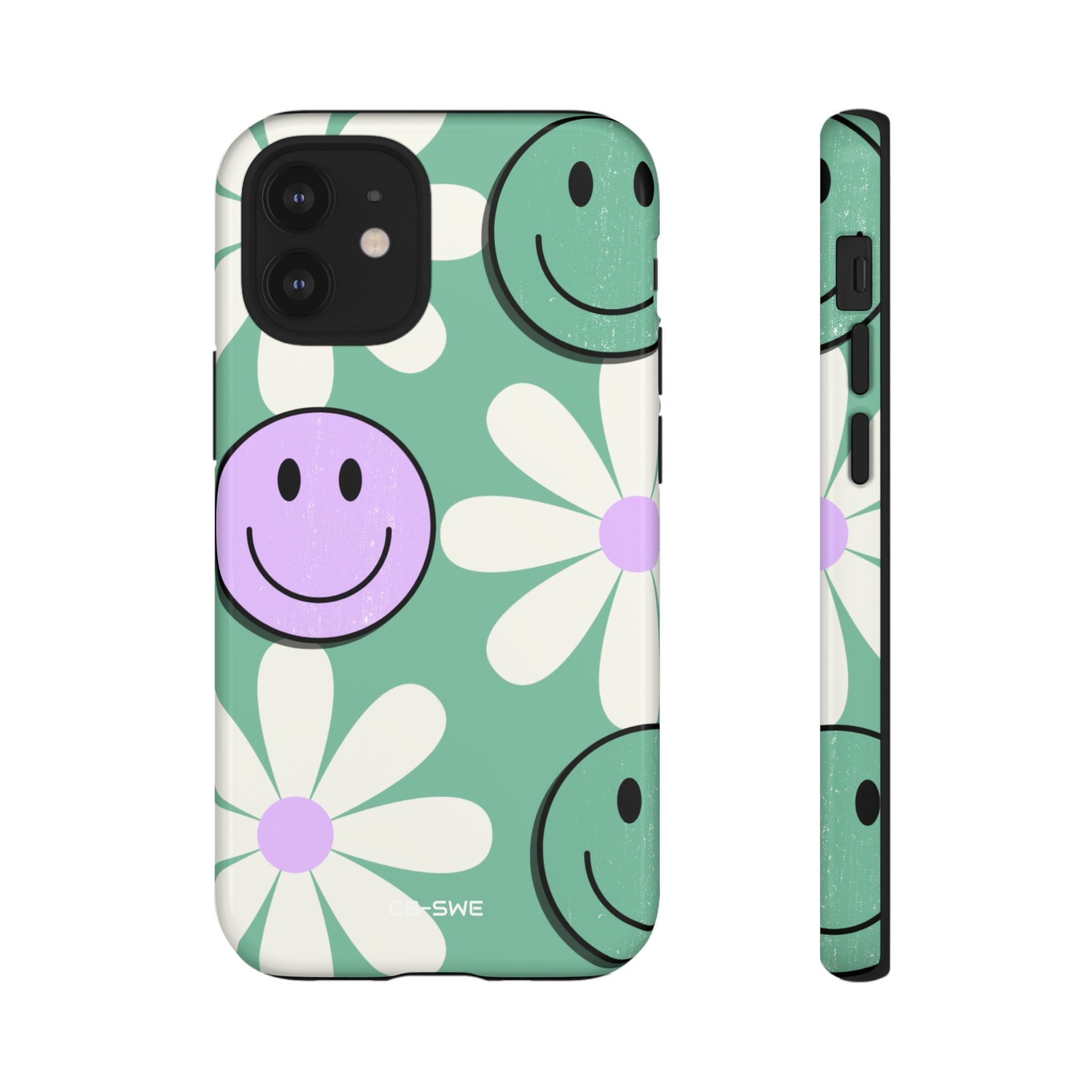 Playful Retro Blooms - iPhone Case