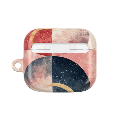 Golden Crescents Crimson - AirPods Case