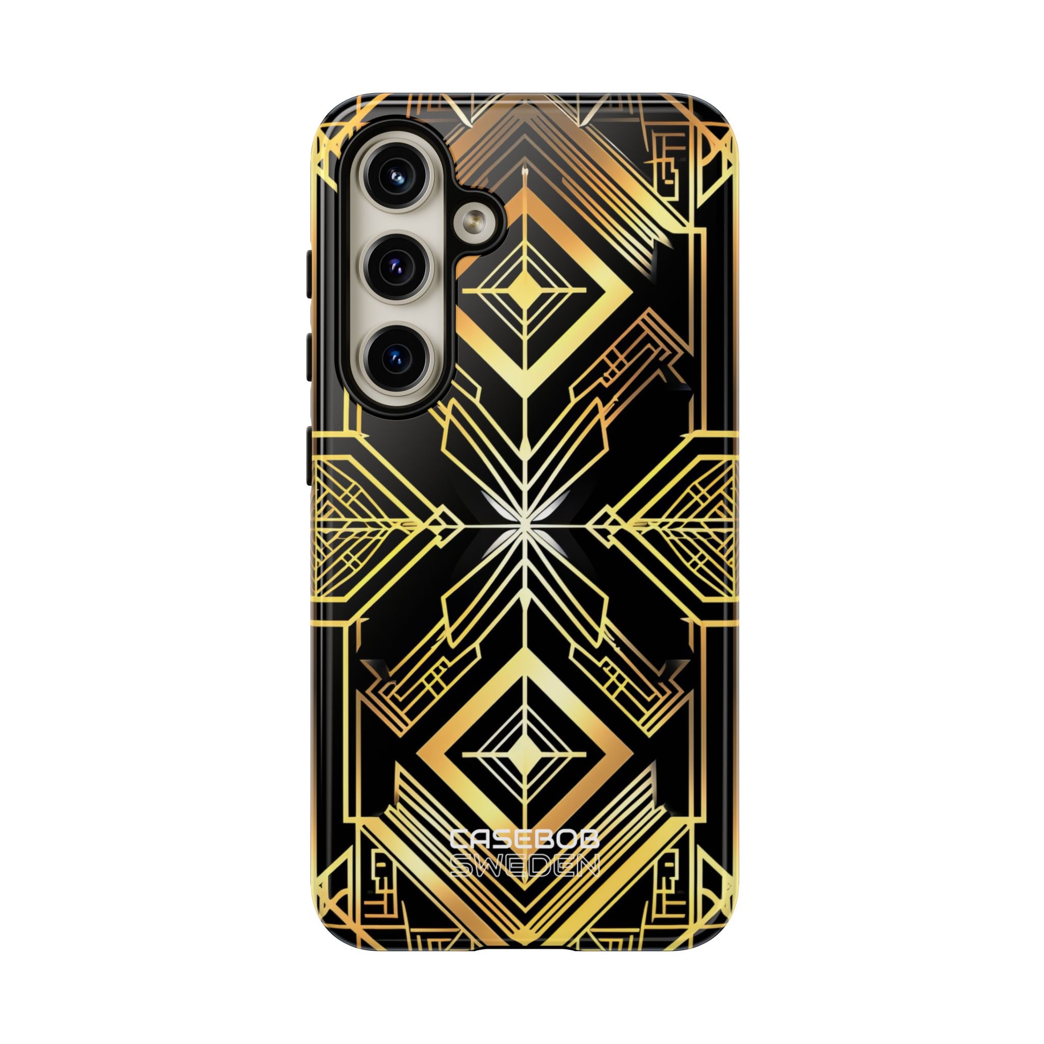 Golden Geometric Symphony Samsung S24 - Tough