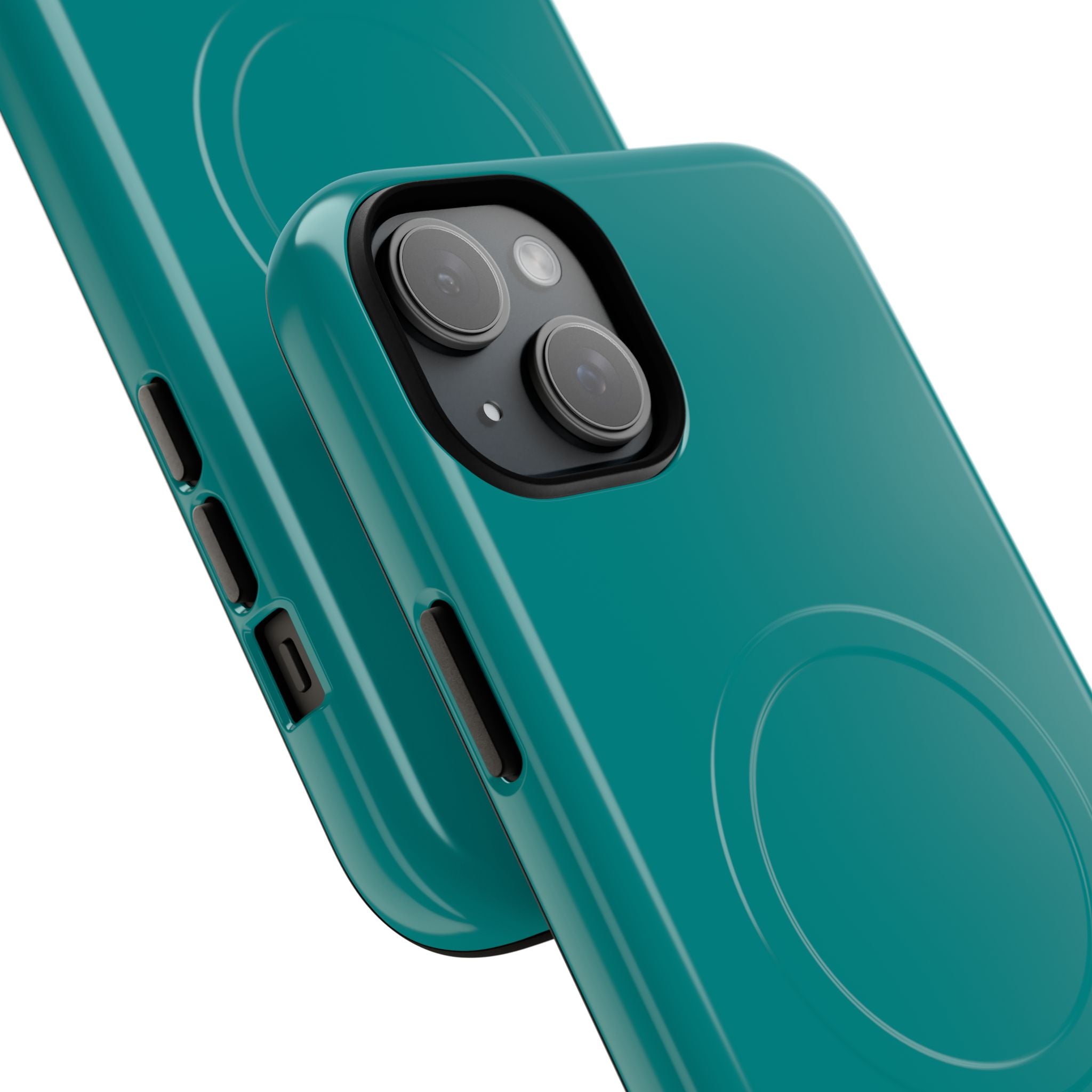 Dark Cyan iPhone 15 | Tough+ Phone Case